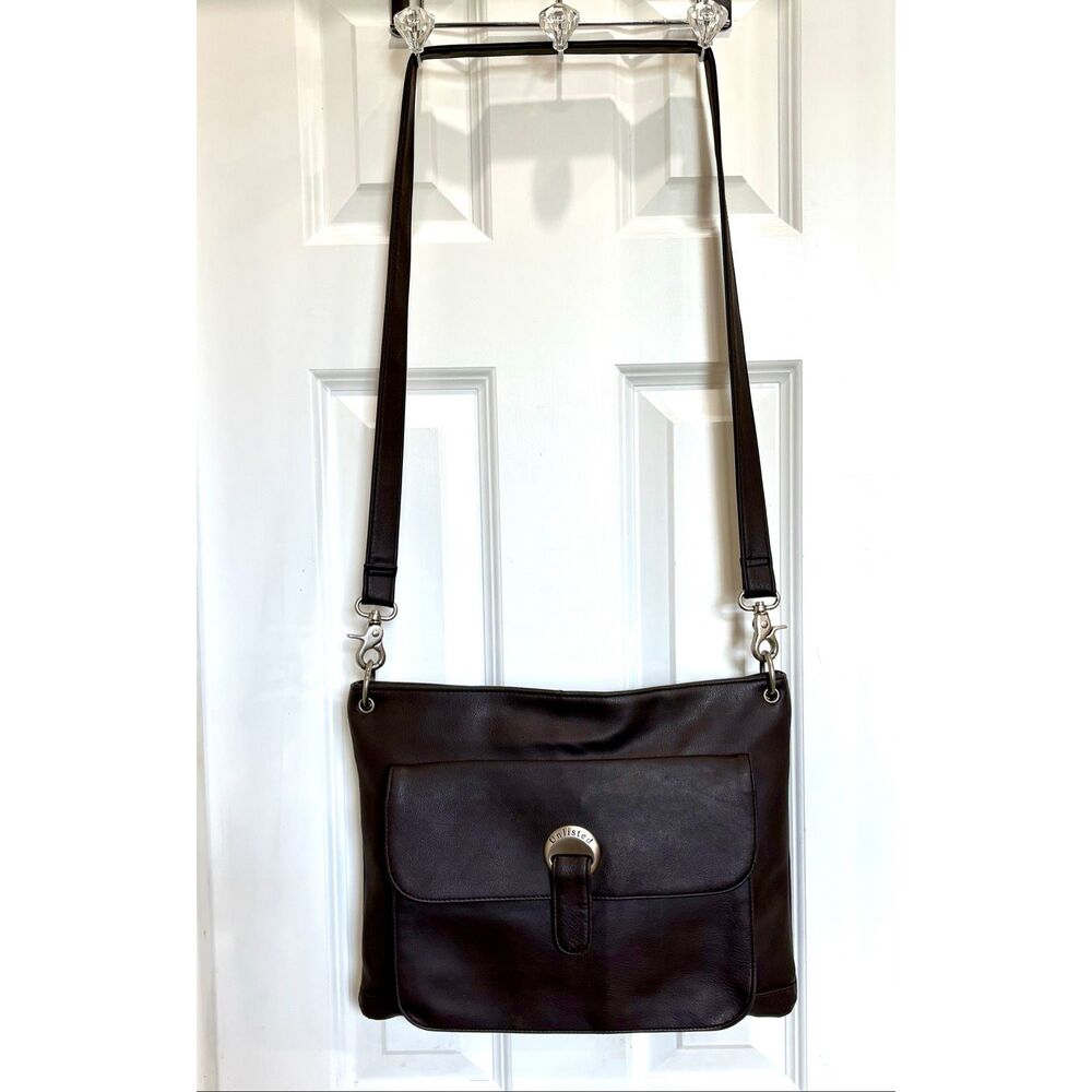UNLISTED by KENNETH COLE Vintage Messenger Crossbody w/ Brushed Nickel Hardware - Picture 2 of 14